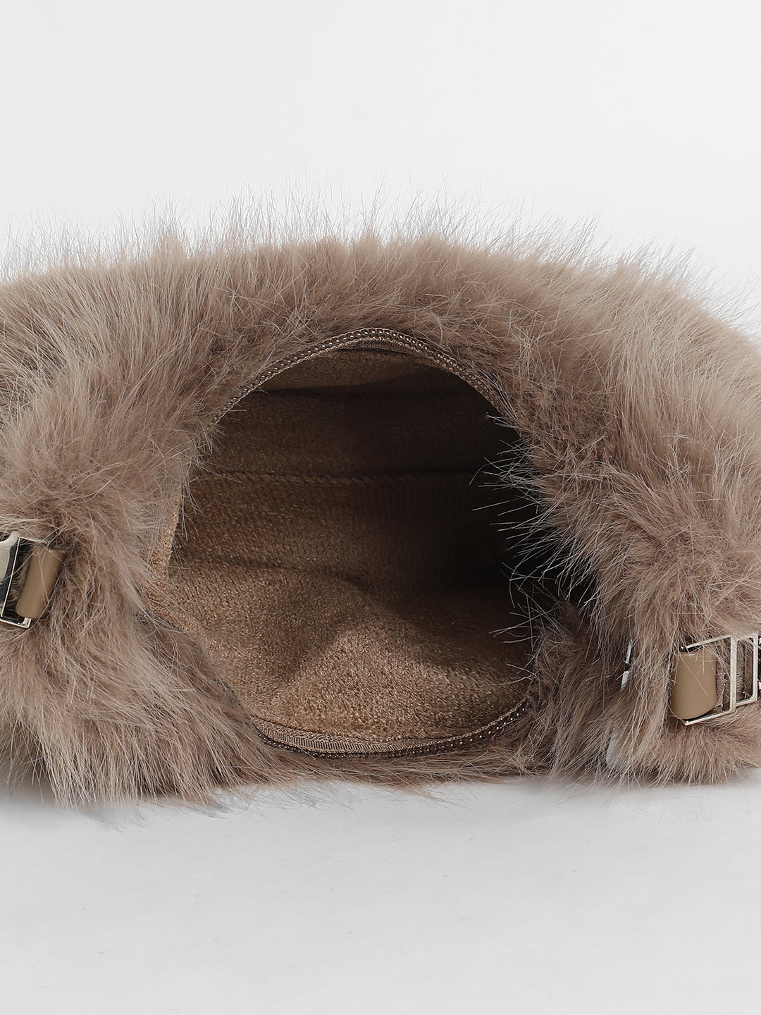 The Fur Hobo Bag - Peanut Brown