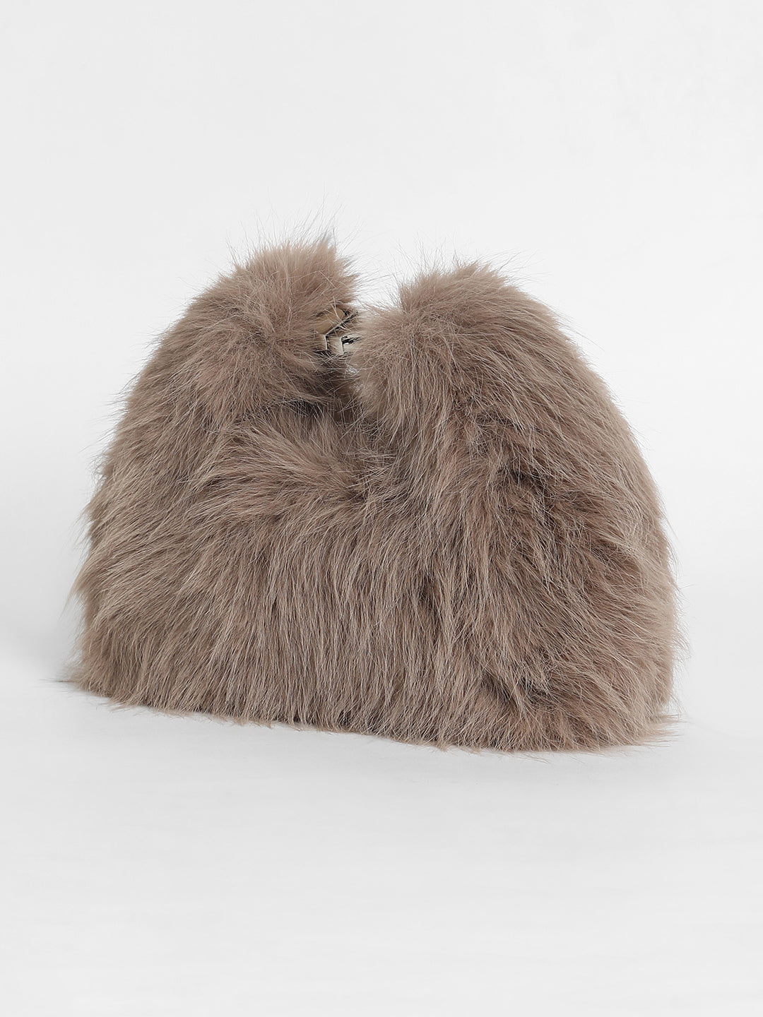 The Fur Hobo Bag - Peanut Brown