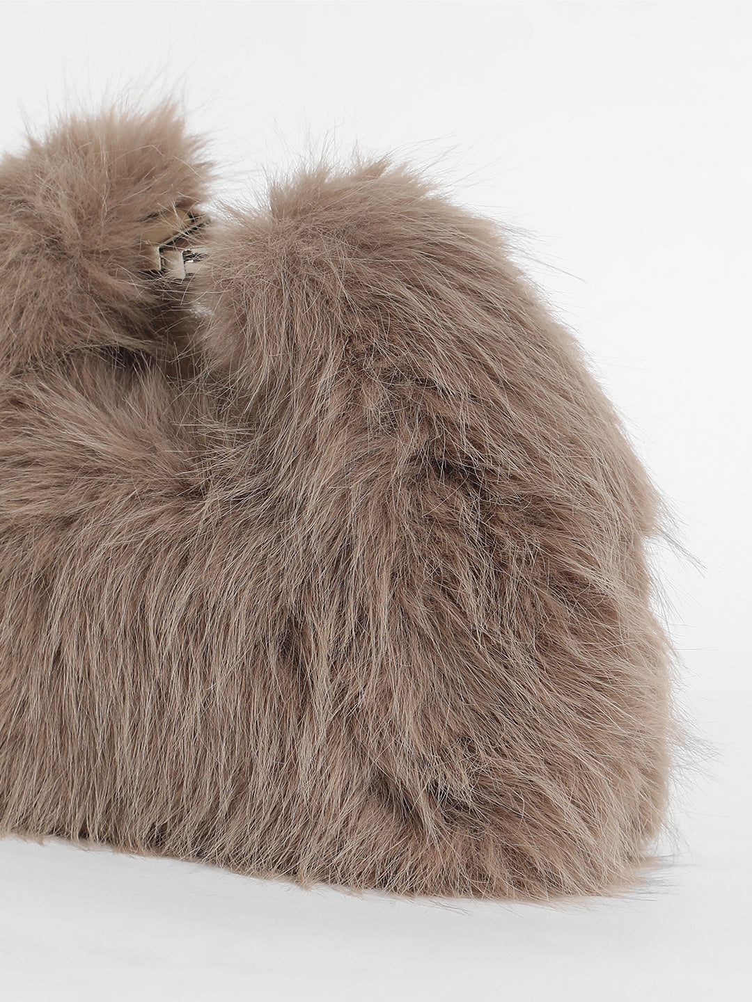 The Fur Hobo Bag - Peanut Brown