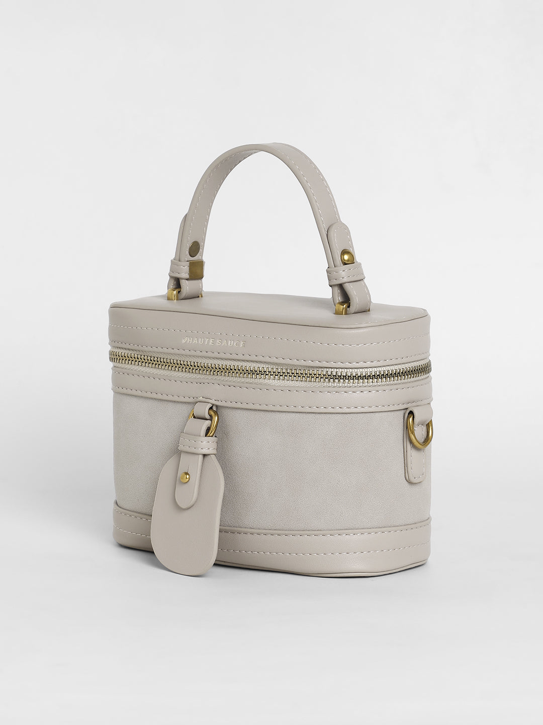 Women's The Velvet Oval Bucket Bag - Ash Grey