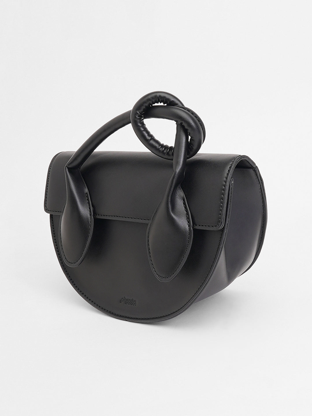 The Hanging Knot Hand Bag - Onyx Black