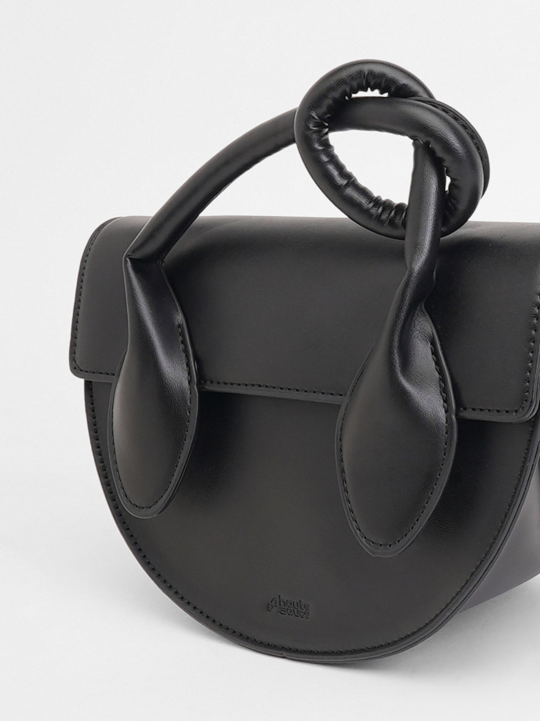 The Hanging Knot Hand Bag - Onyx Black