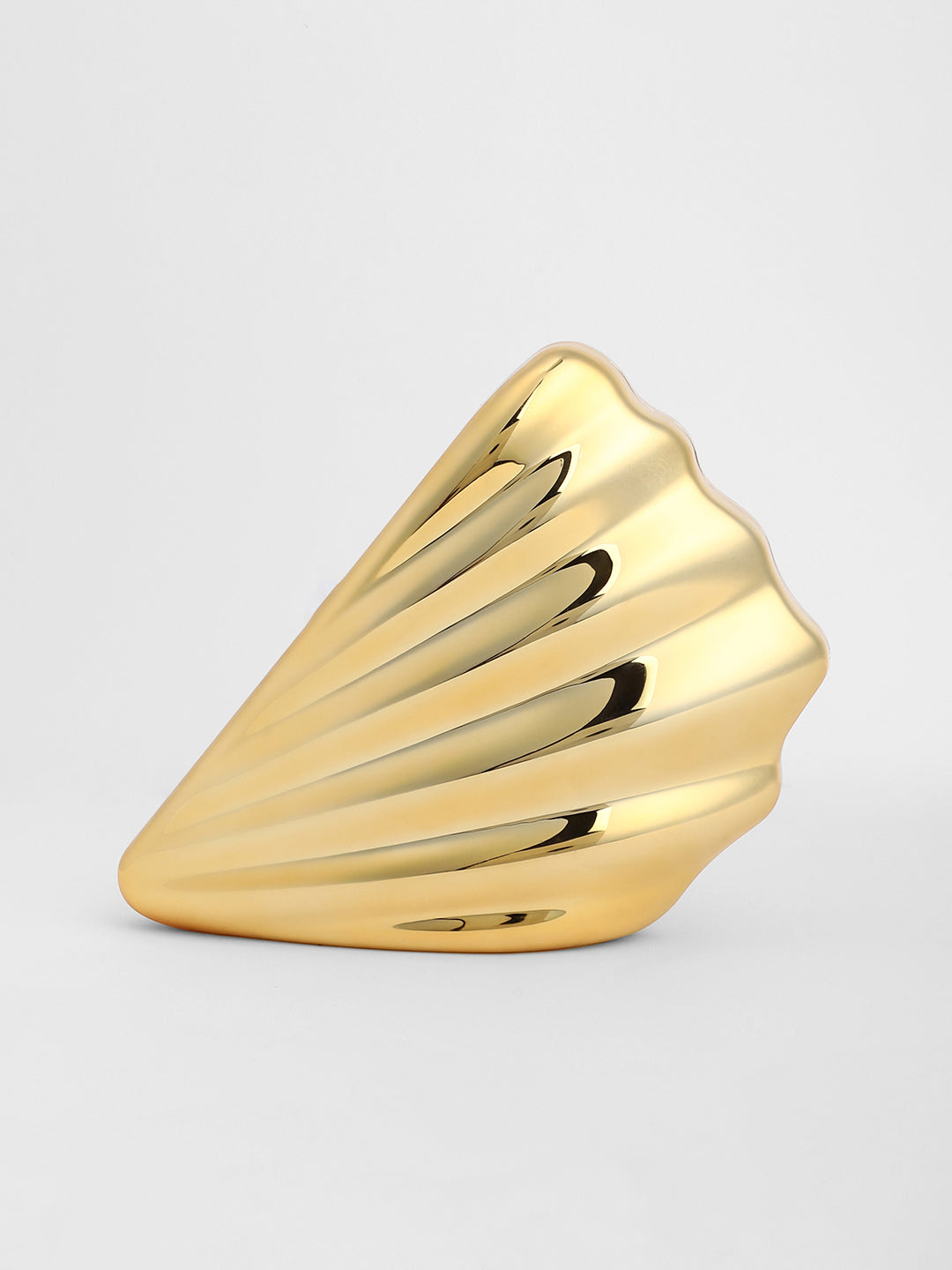 The Coquille Clutch Bag - California Gold