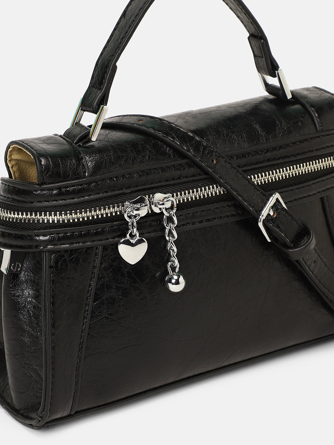 The Epistola Hand Bag - Onyx Black