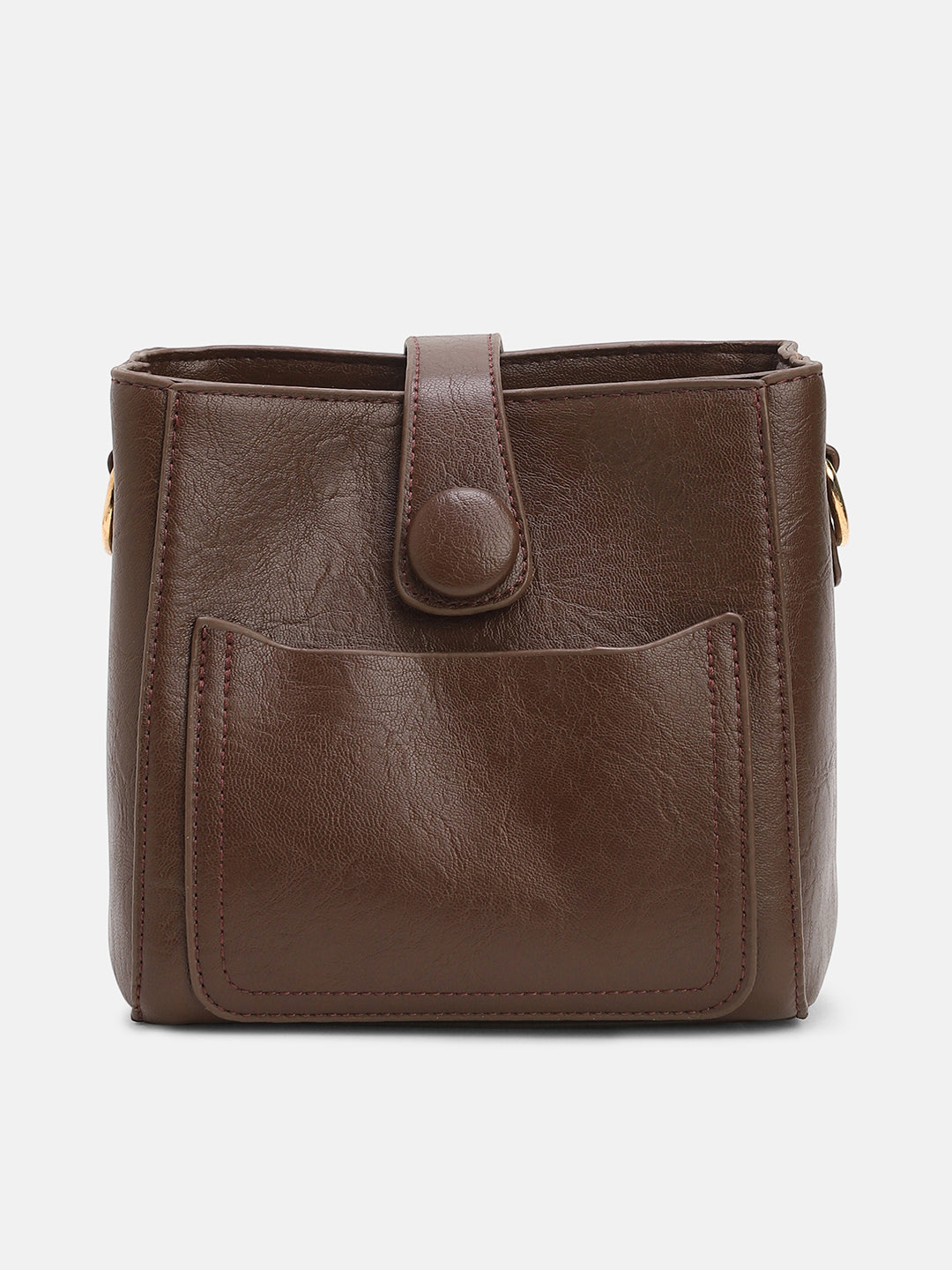 The Bucket Sling Bag - Chocolate Brown