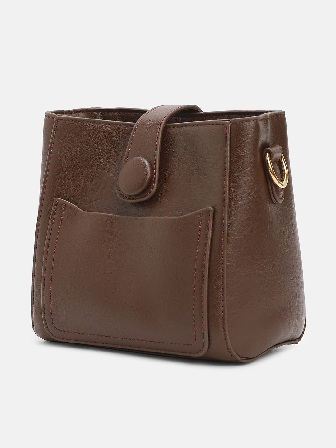 The Bucket Sling Bag - Chocolate Brown