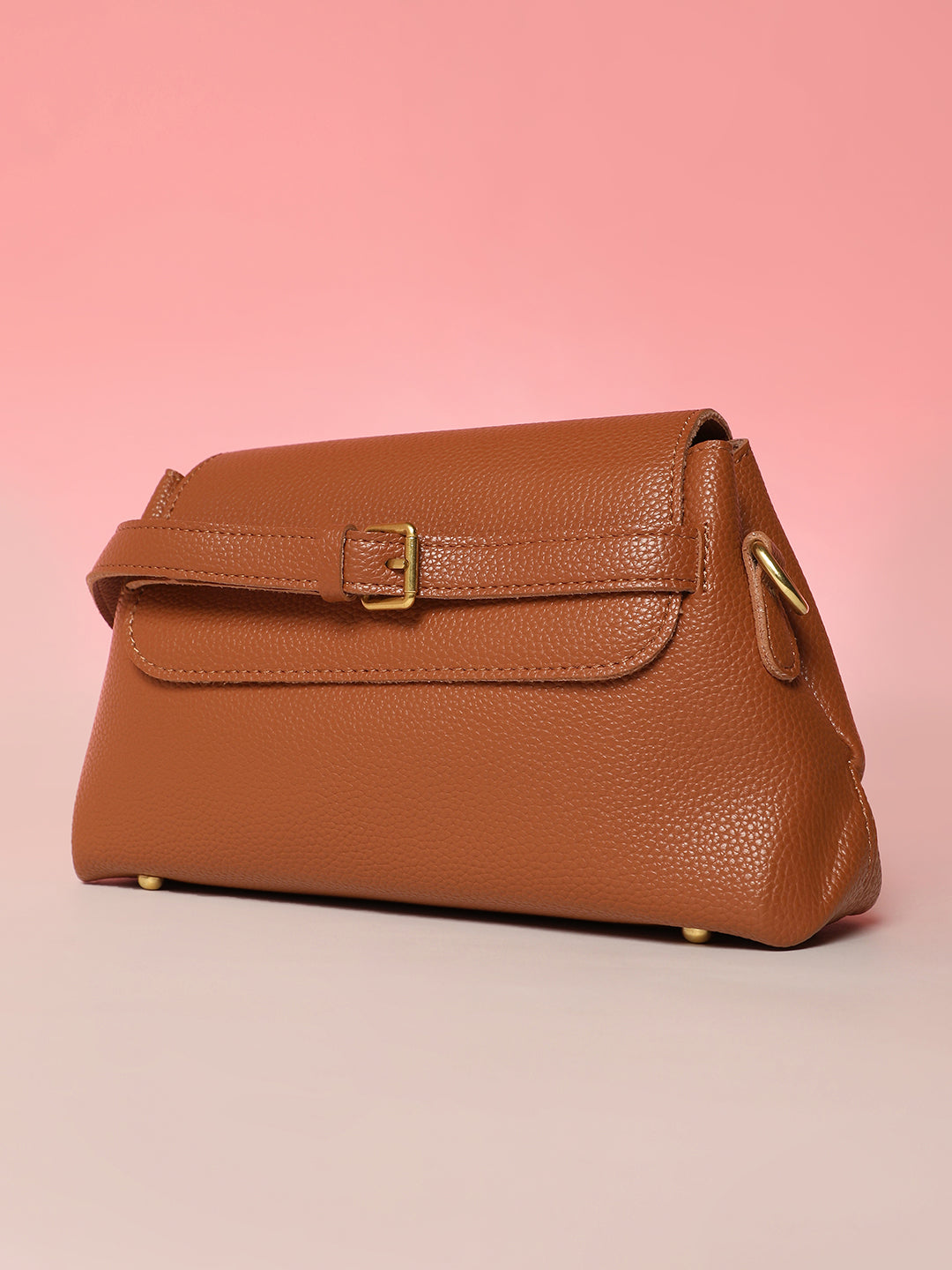 The Buckle Sling Bag - Terracotta Brown