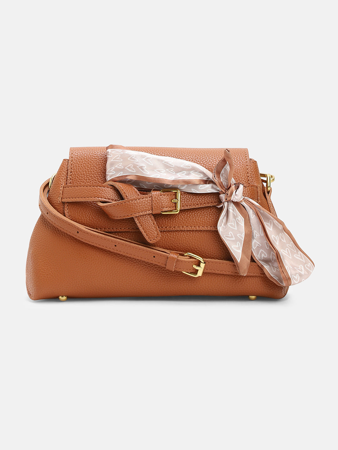 The Buckle Sling Bag - Terracotta Brown