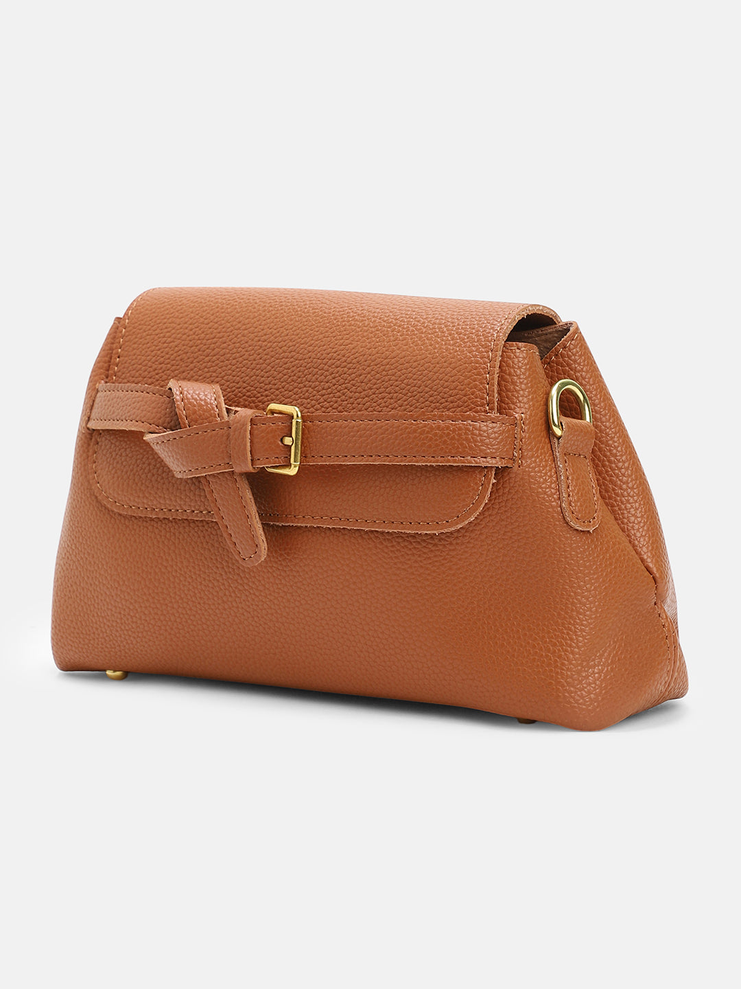 The Buckle Sling Bag - Terracotta Brown