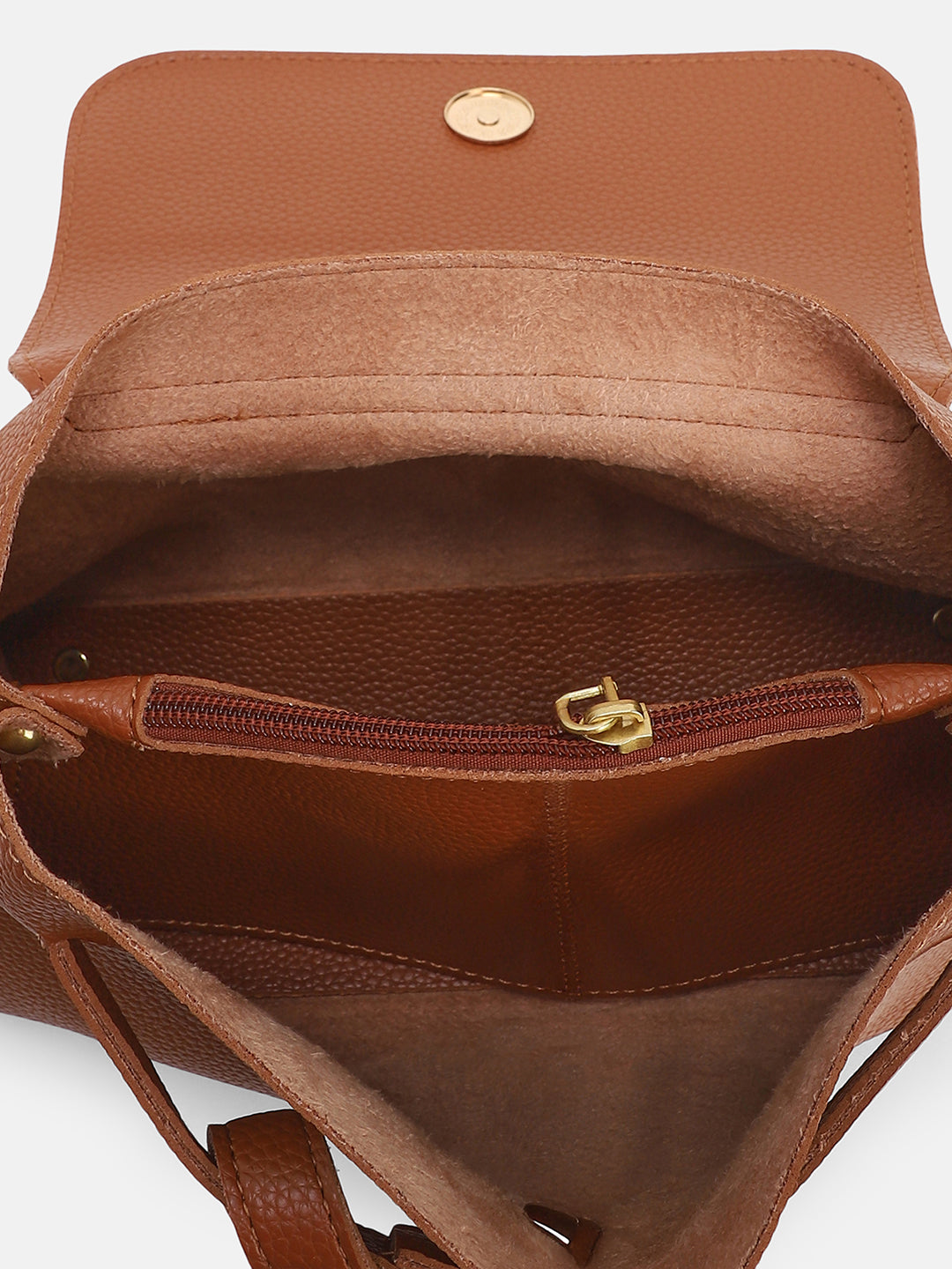 The Buckle Sling Bag - Terracotta Brown