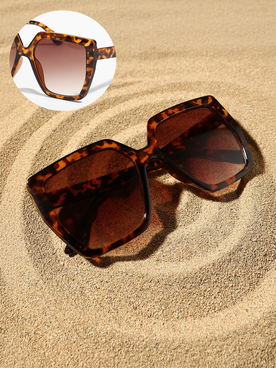 The Widlife Oversized Sunglasses - Coffee Brown