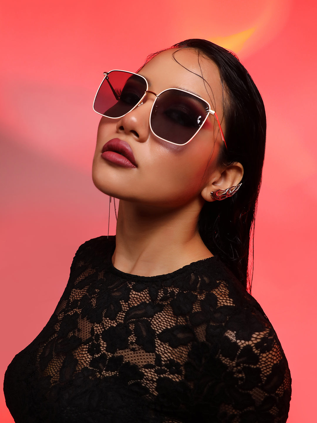 Full Rim Oversized Sunglasses