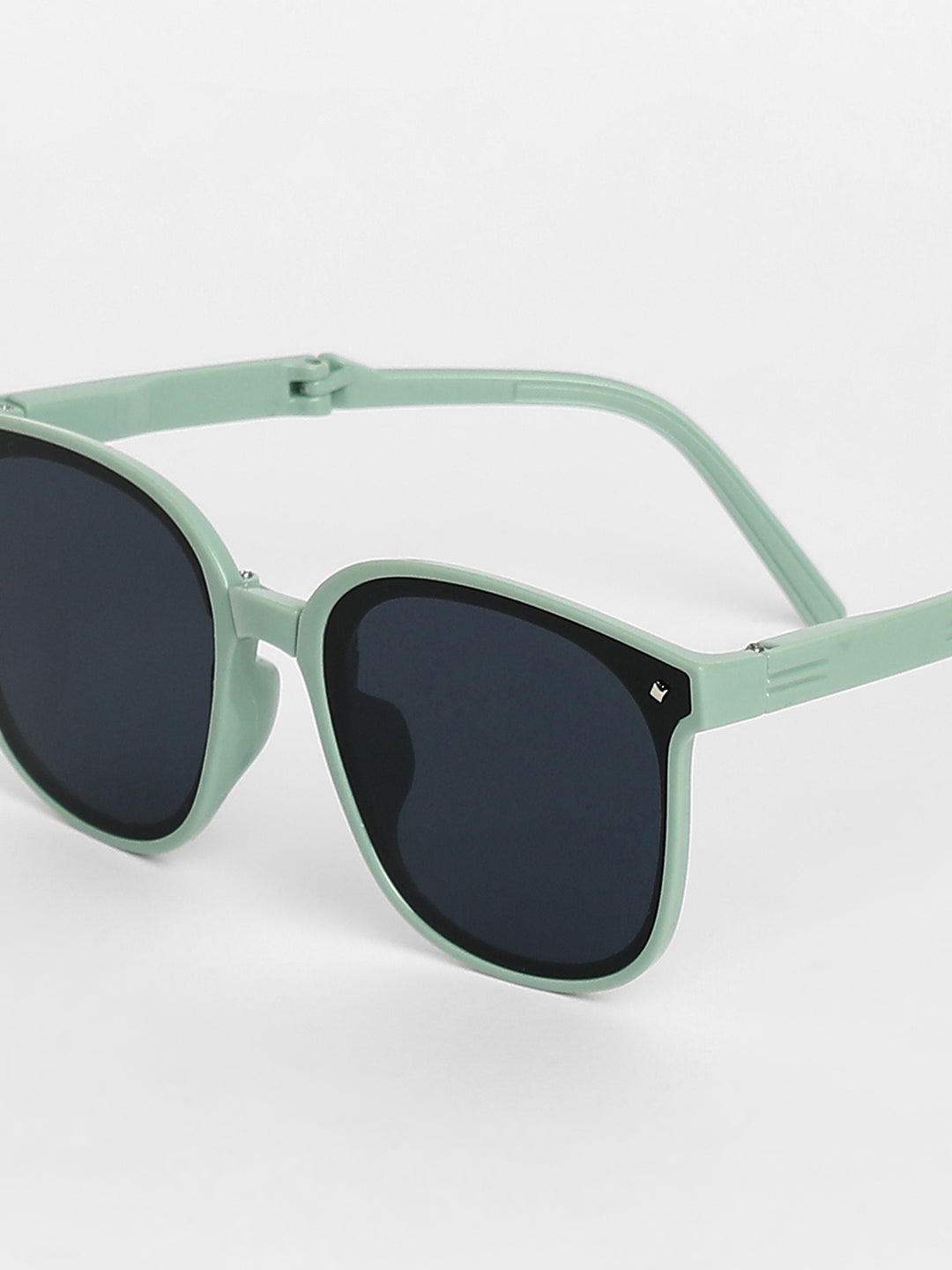 Foldable Wayfarer Sunglasses - Green