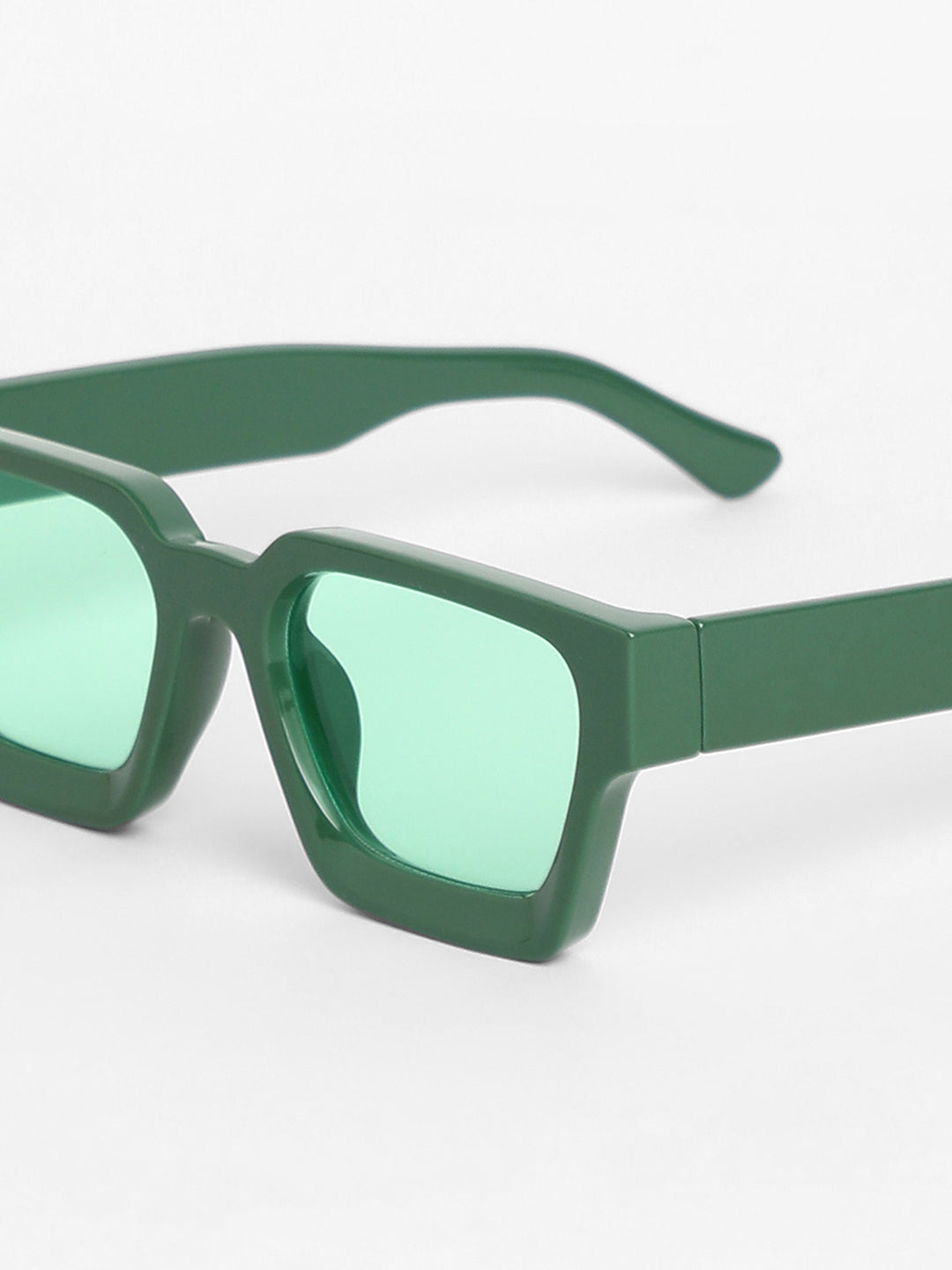 Chunky Wayfarer Sunglasses - Green