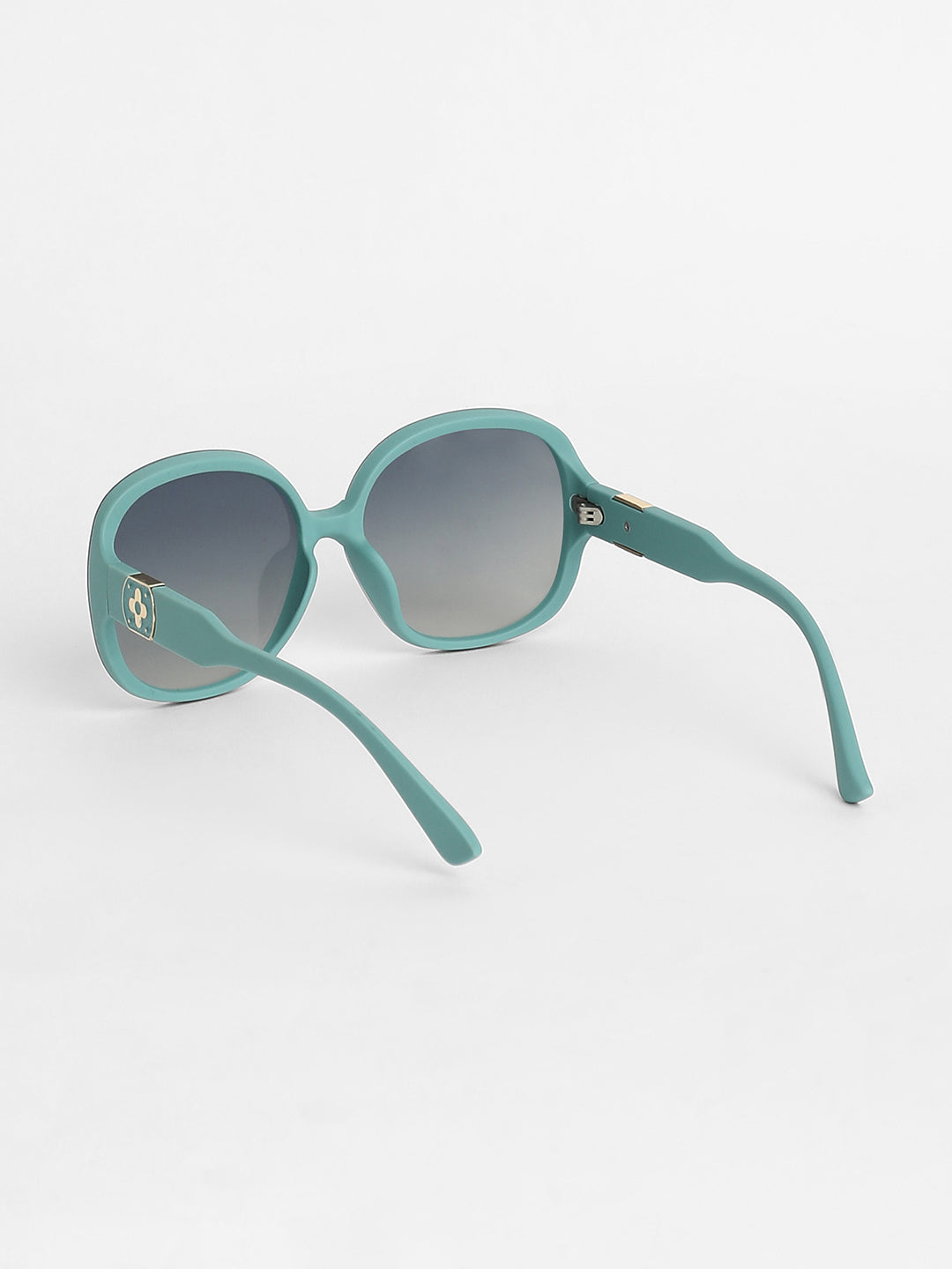 The Clover Oversized Sunglasses - Sea Green