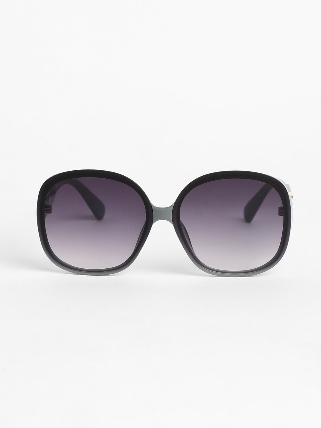 The Clover Oversized Sunglasses - Moon Grey