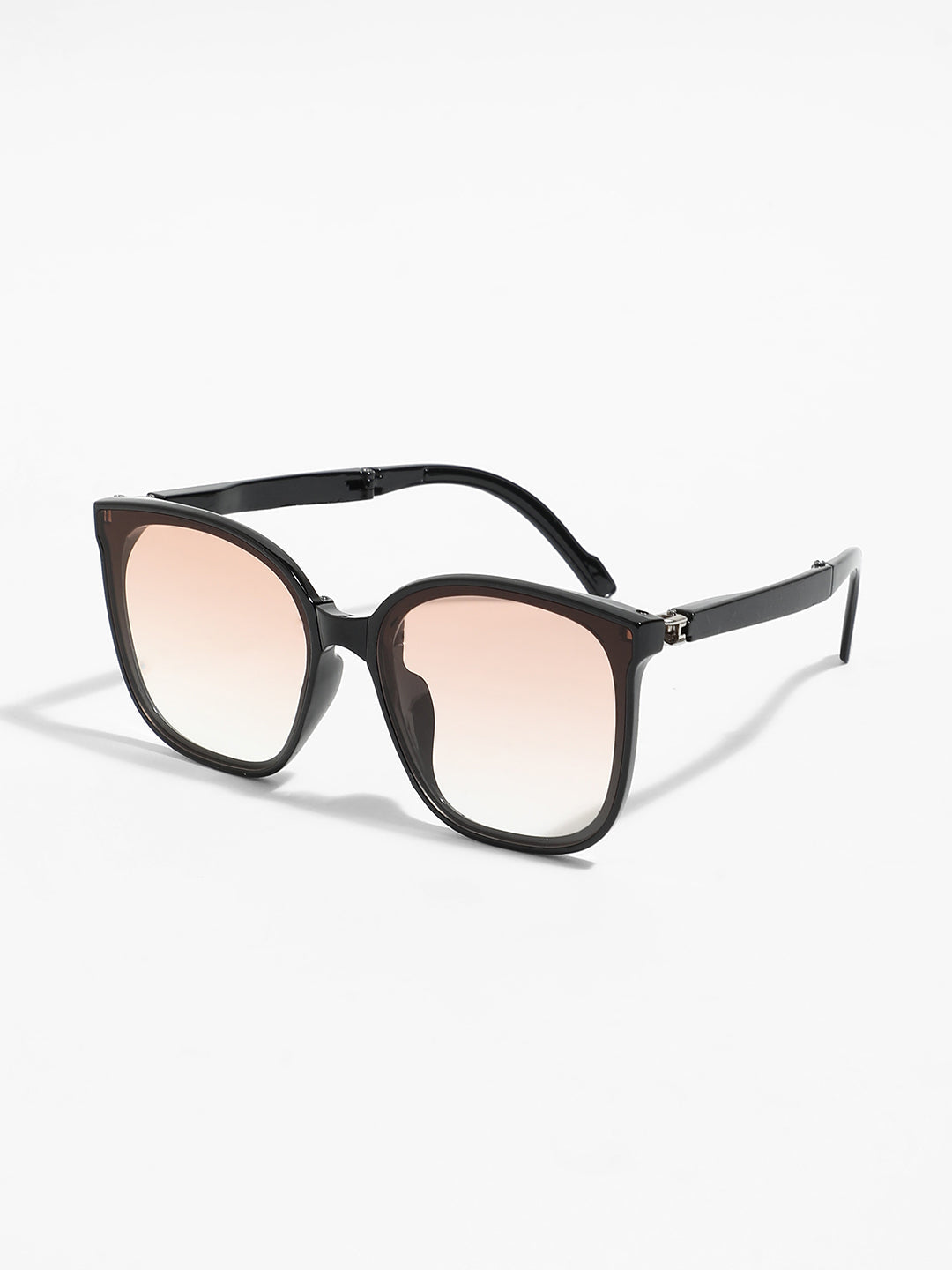 The Voyage Foldable Wayfarer Sunglasses - Onyx Black