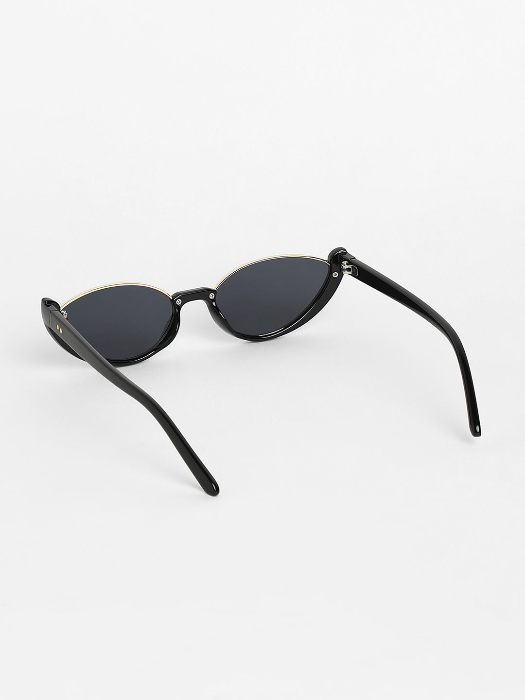 The Block Full Rim Cateye Sunglasses - Onyx Black