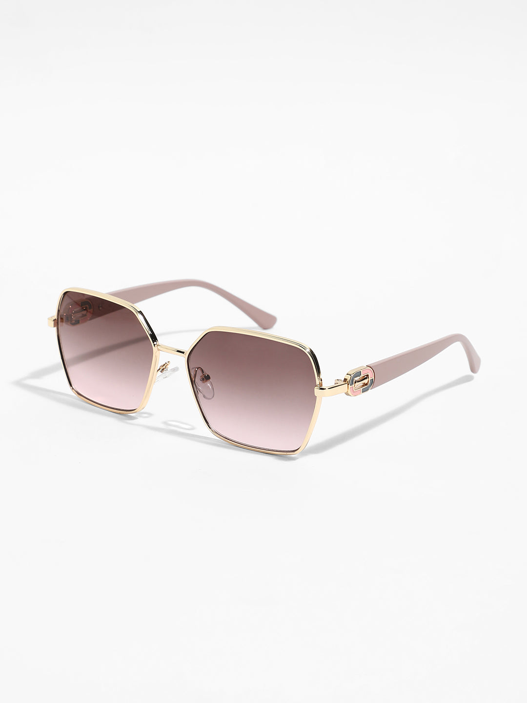 The Montmartre Rectangular Sunglasses - Pastel Purple