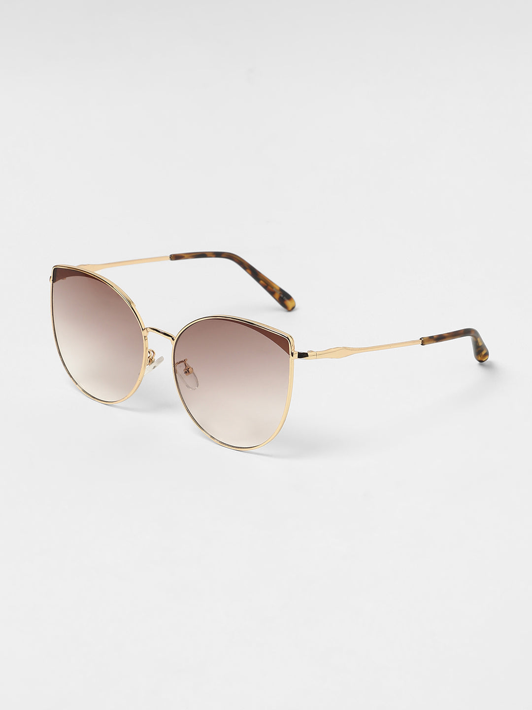 The Classic Gradient Cateye Sunglasses - Champayne Gold