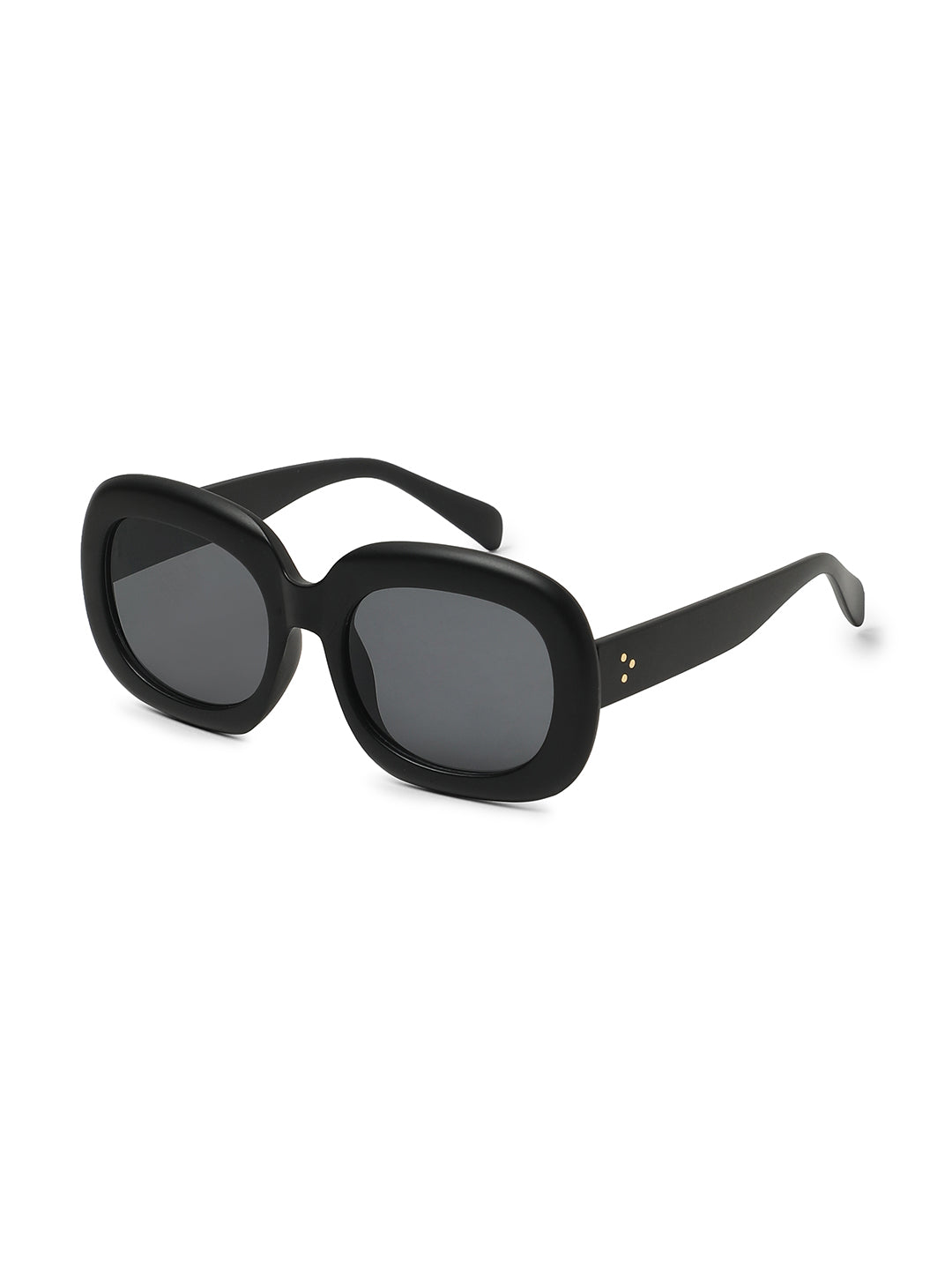 The Airport Oversized Sunglasses - Onyx Black