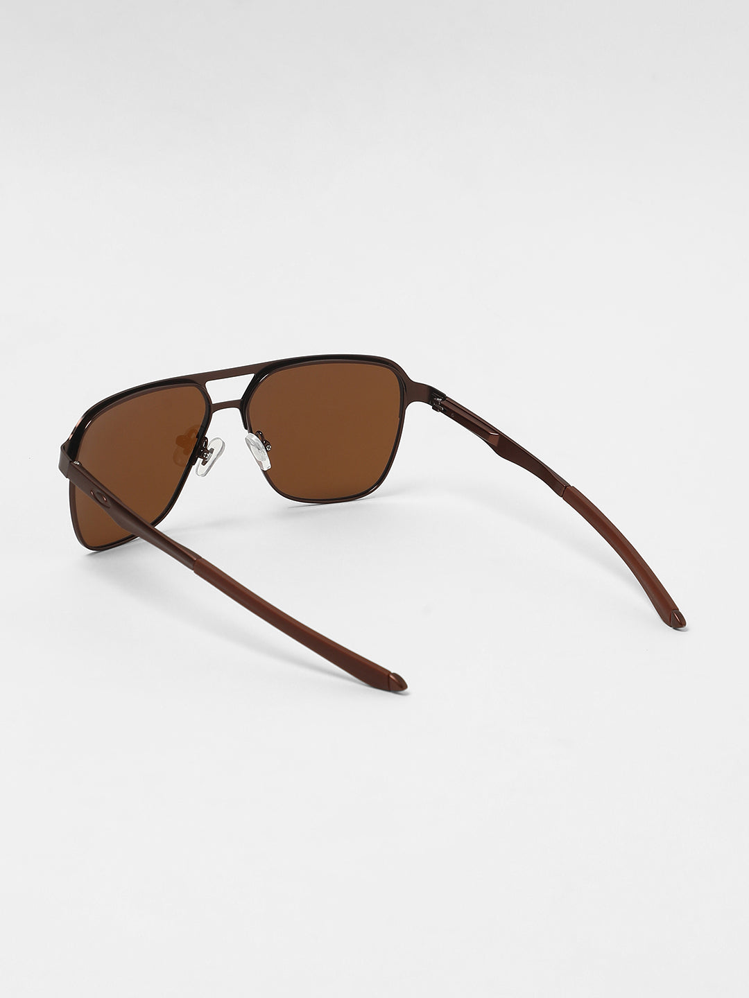 The Classic Rectangular Aviator Sunglasses - Chocolate Brown