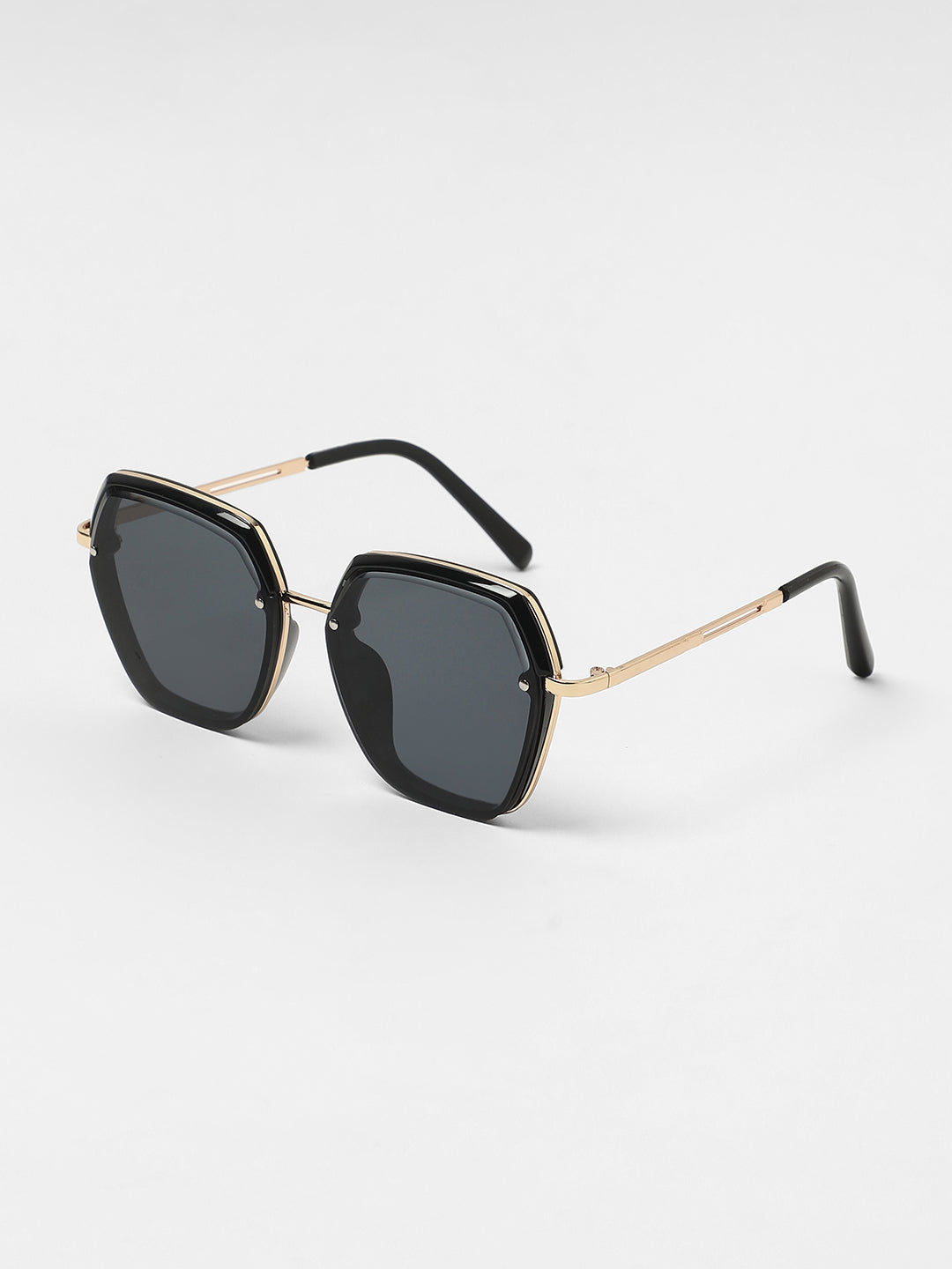 The Layered Butterfly Sunglasses - Onyx Black