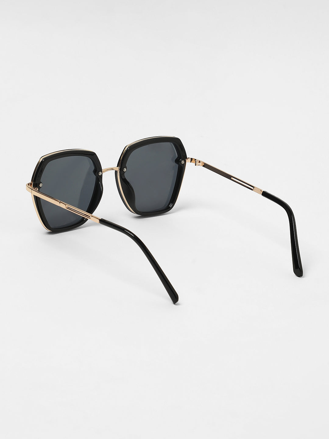 The Layered Butterfly Sunglasses - Onyx Black