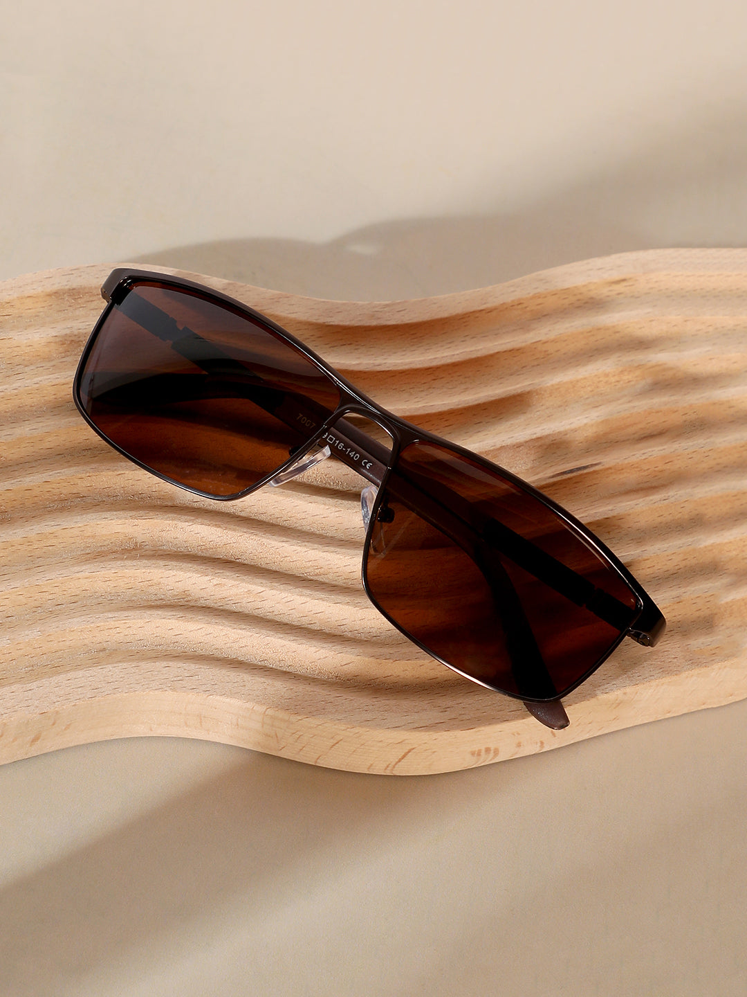 The Sporty Browline Sunglasses - Chocolate Brown