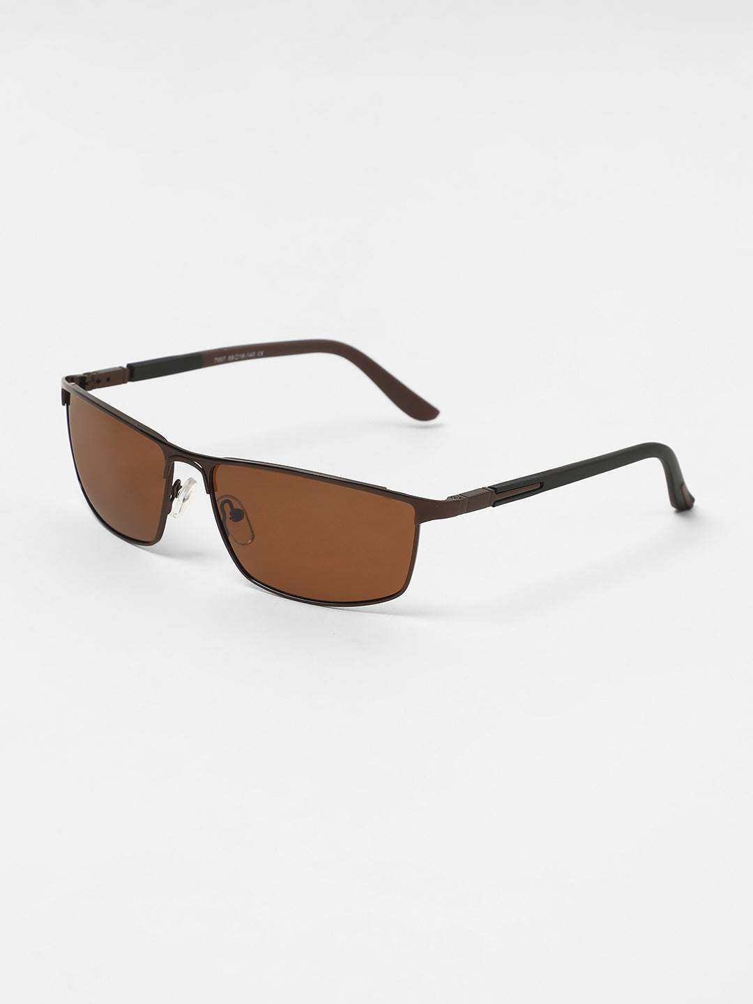 The Sporty Browline Sunglasses - Chocolate Brown