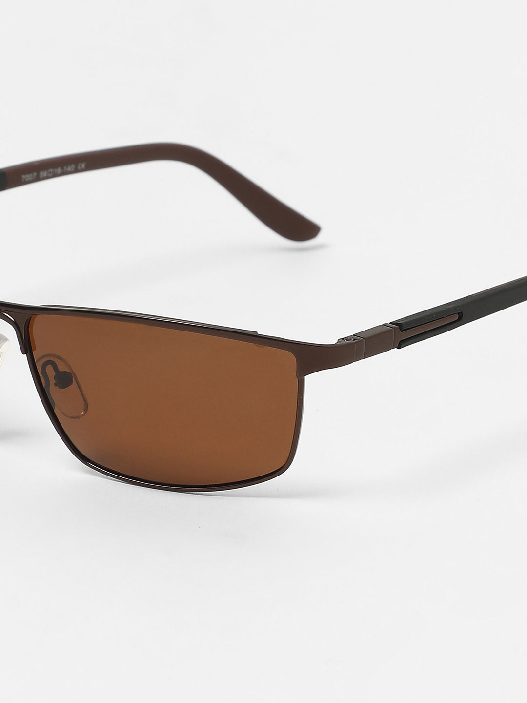 The Sporty Browline Sunglasses - Chocolate Brown