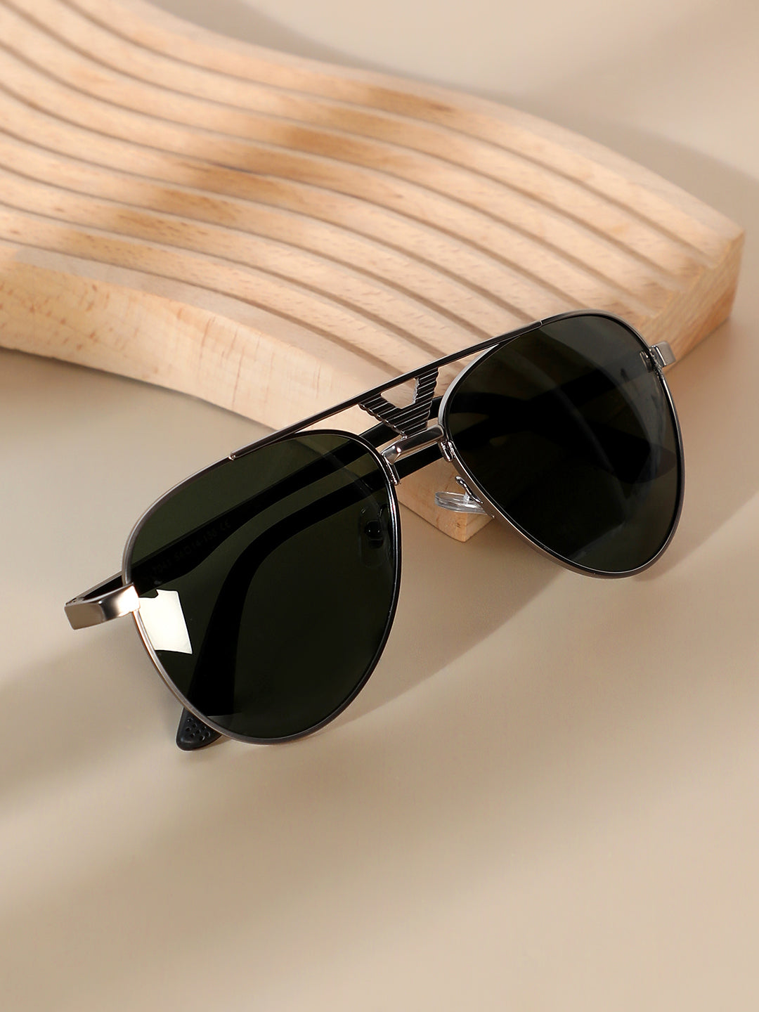 The V-Bar Aviator Sunglasses - Space Grey