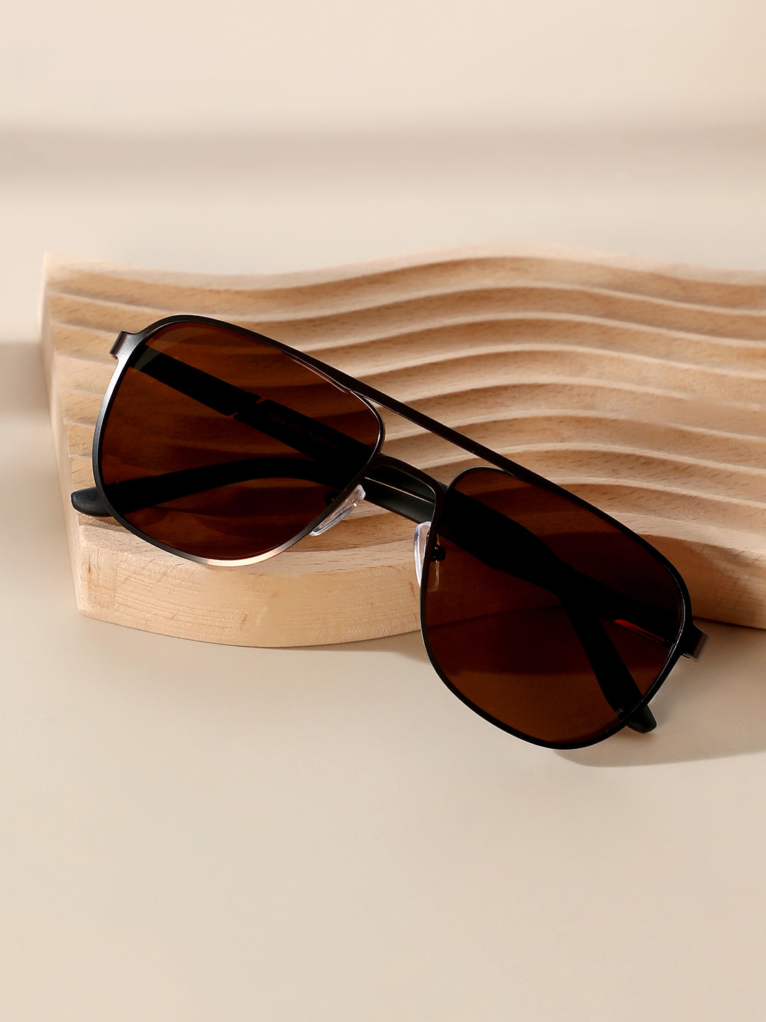 The Traveller's Aviator Sunglasses - Chocolate Brown