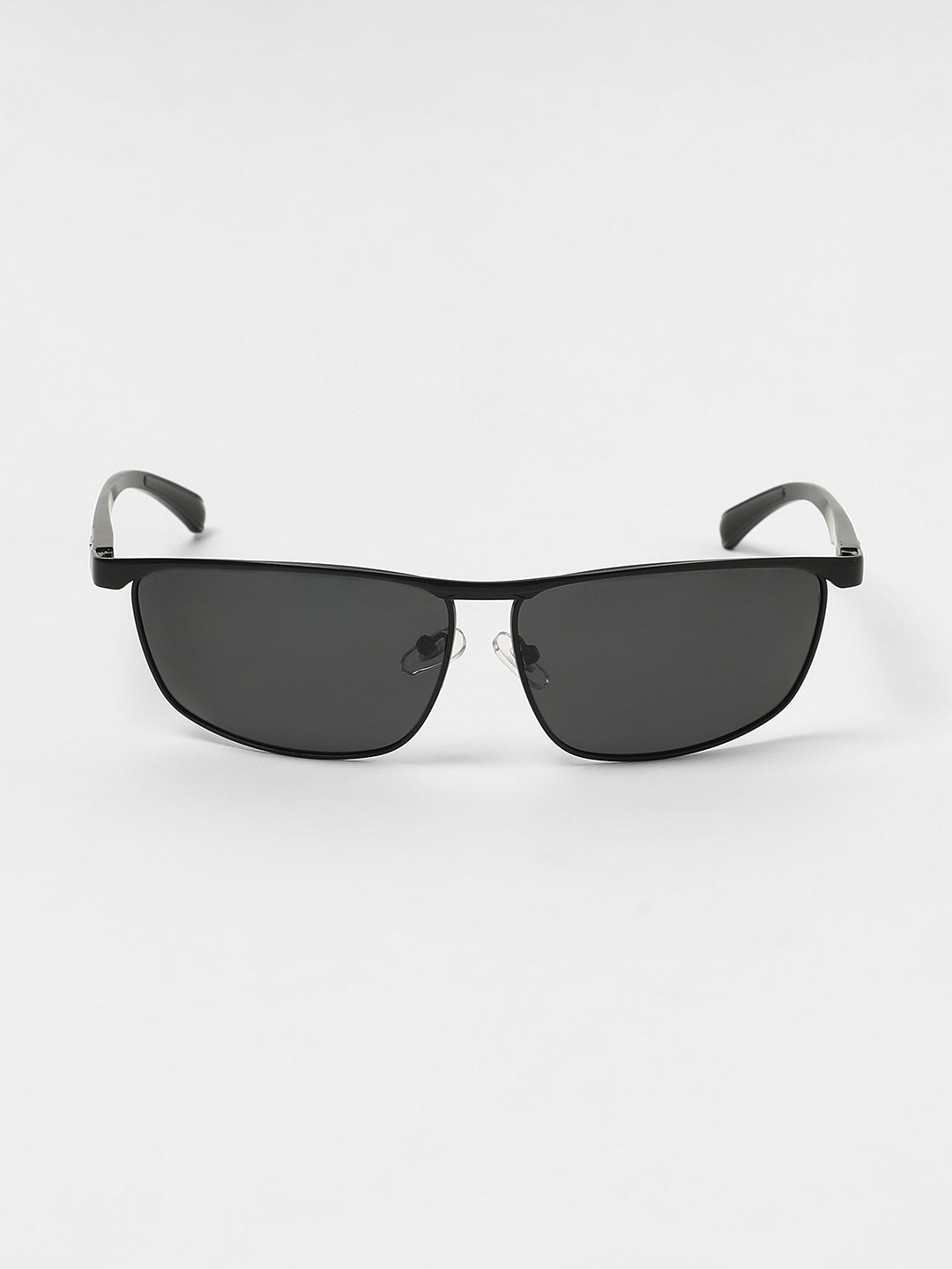 The Sporty Browline Sunglasses - Onyx Black