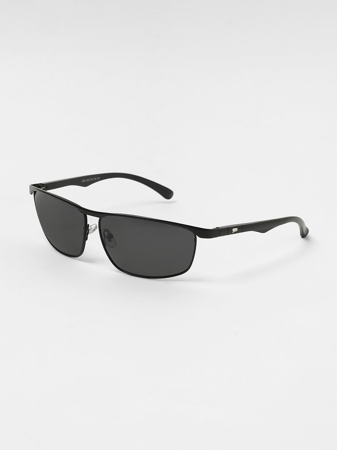 The Sporty Browline Sunglasses - Onyx Black