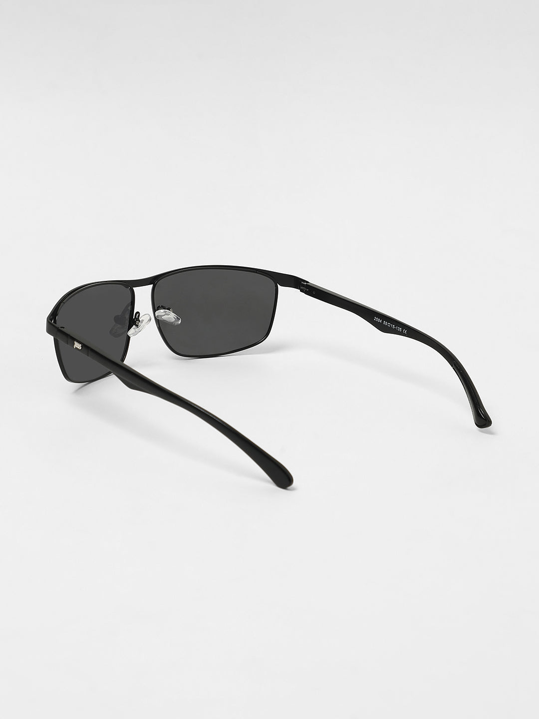 The Sporty Browline Sunglasses - Onyx Black