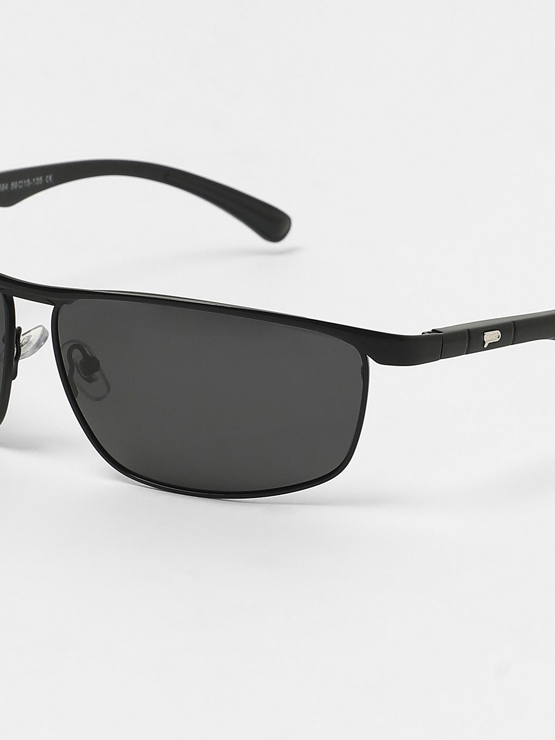 The Sporty Browline Sunglasses - Onyx Black