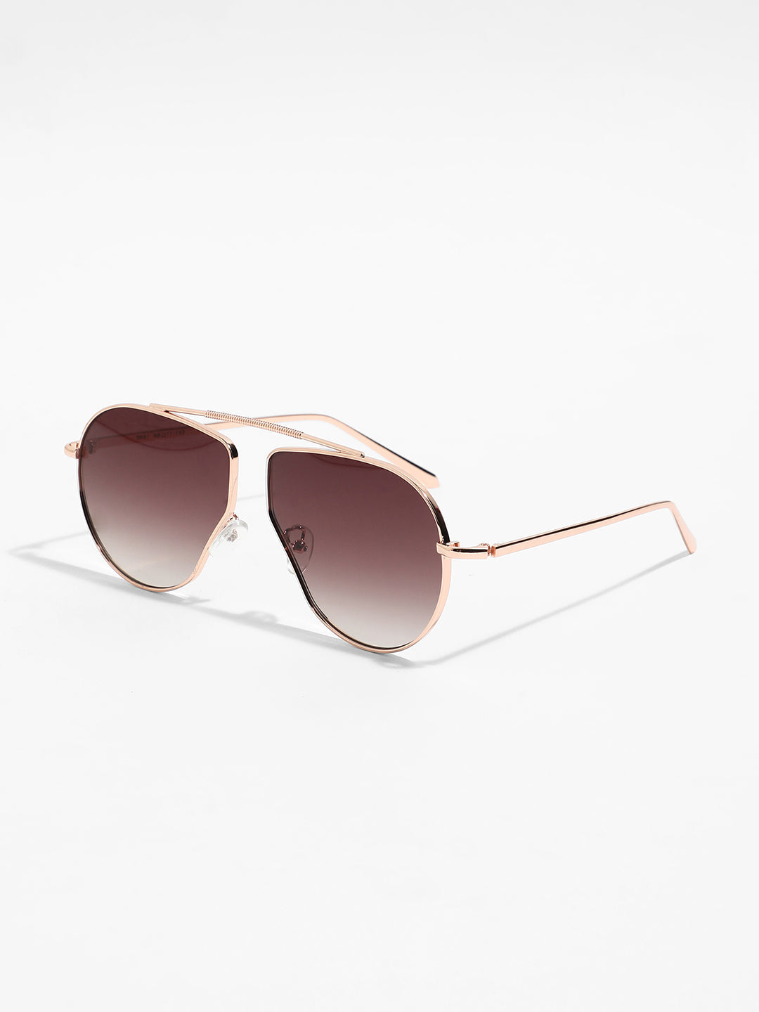 The Bar Pavement Oversized Sunglasses - Chestnut Brown