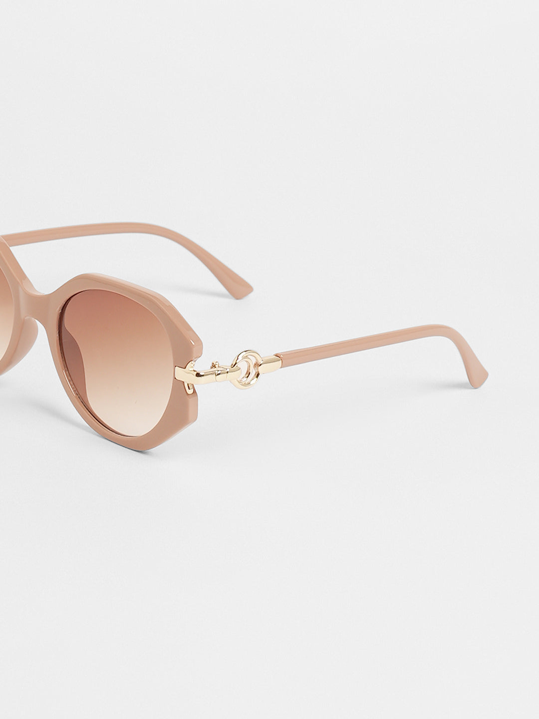 The Orb Round Sunglasses - Tan Brown