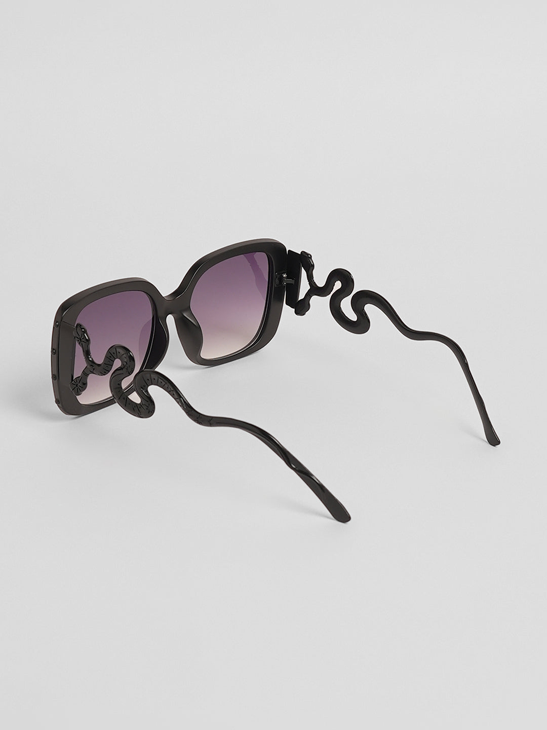 The Serpent Butterfly Sunglasses - Onyx Black