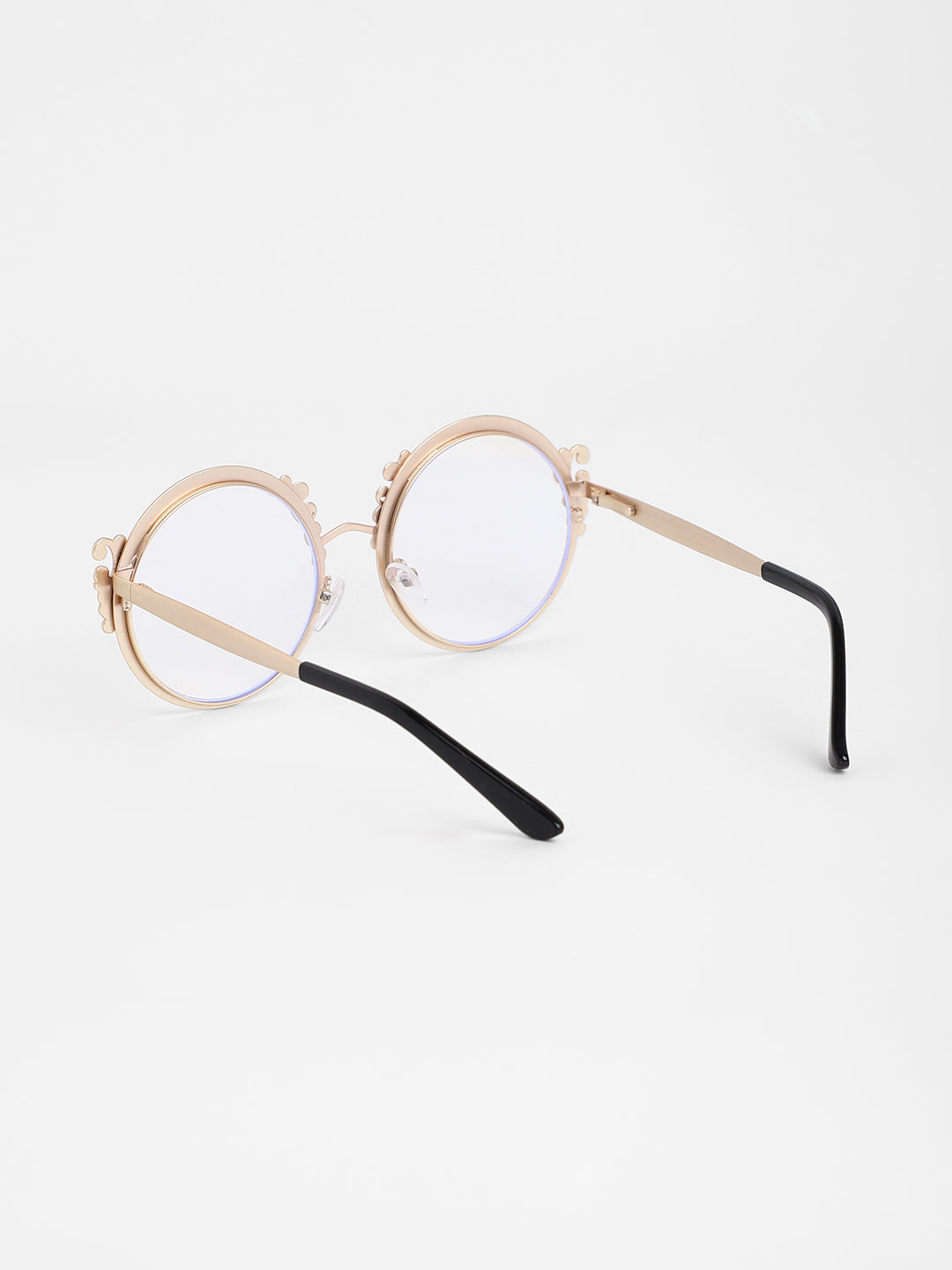 The Renaissance Round Sunglasses - Champayne Gold