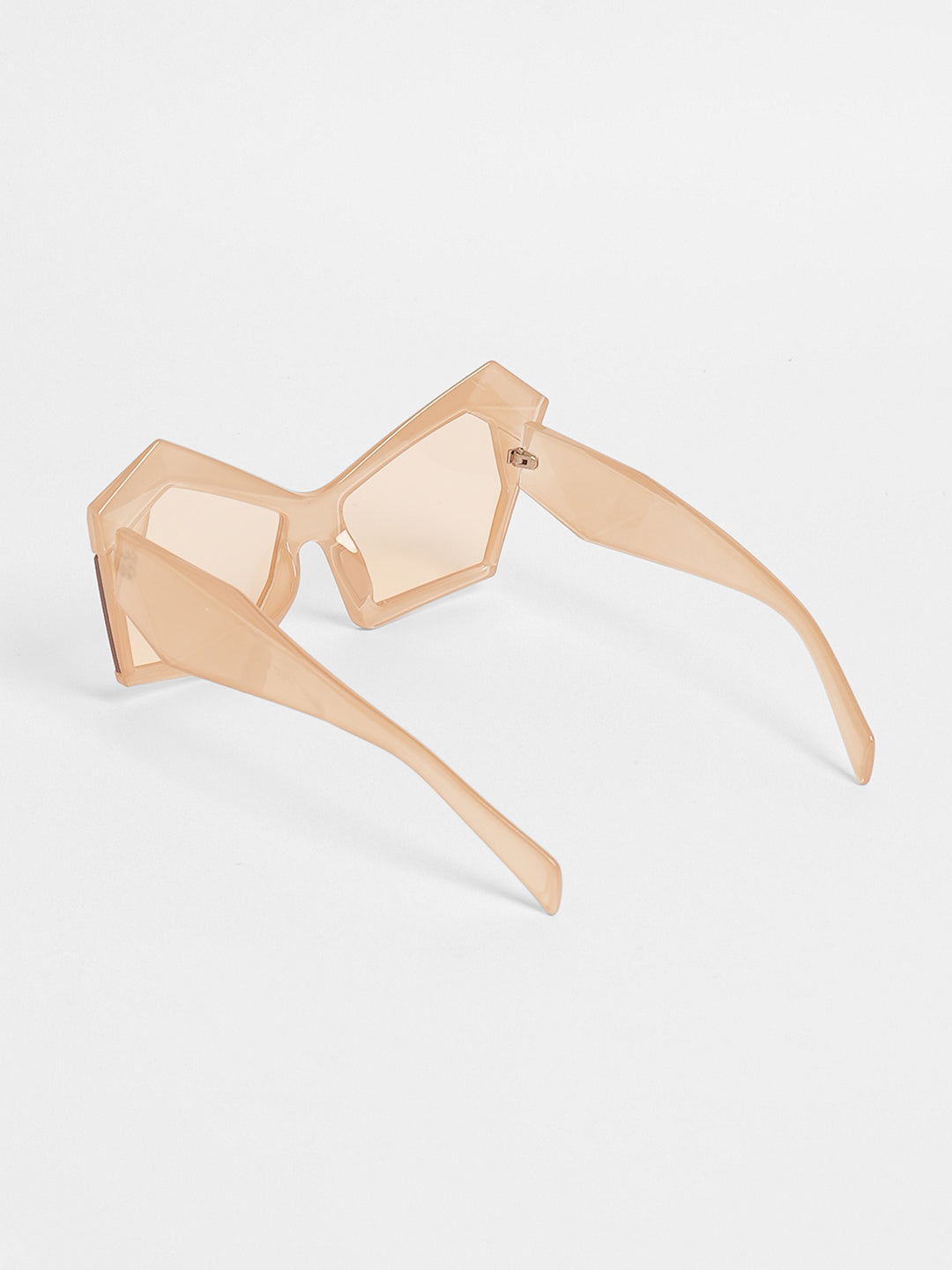 The Blade Geometric Sunglasses - Saltbox Beige