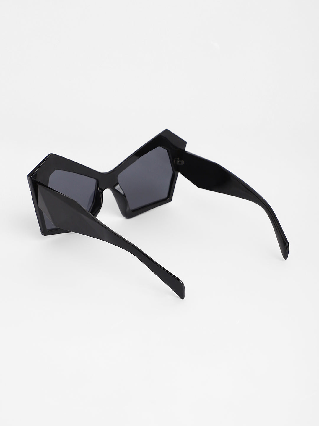 The Blade Geometric Sunglasses - Onyx Black