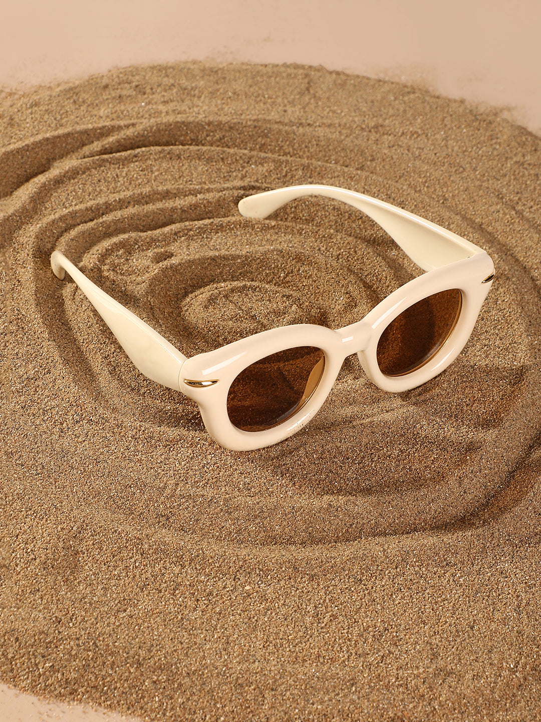 The Pillow Wayfarer Sunglasses - Saltbox Beige