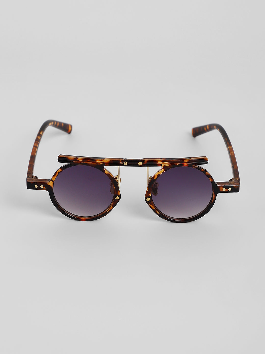 The Cirque Round Sunglasses - Coffee Brown