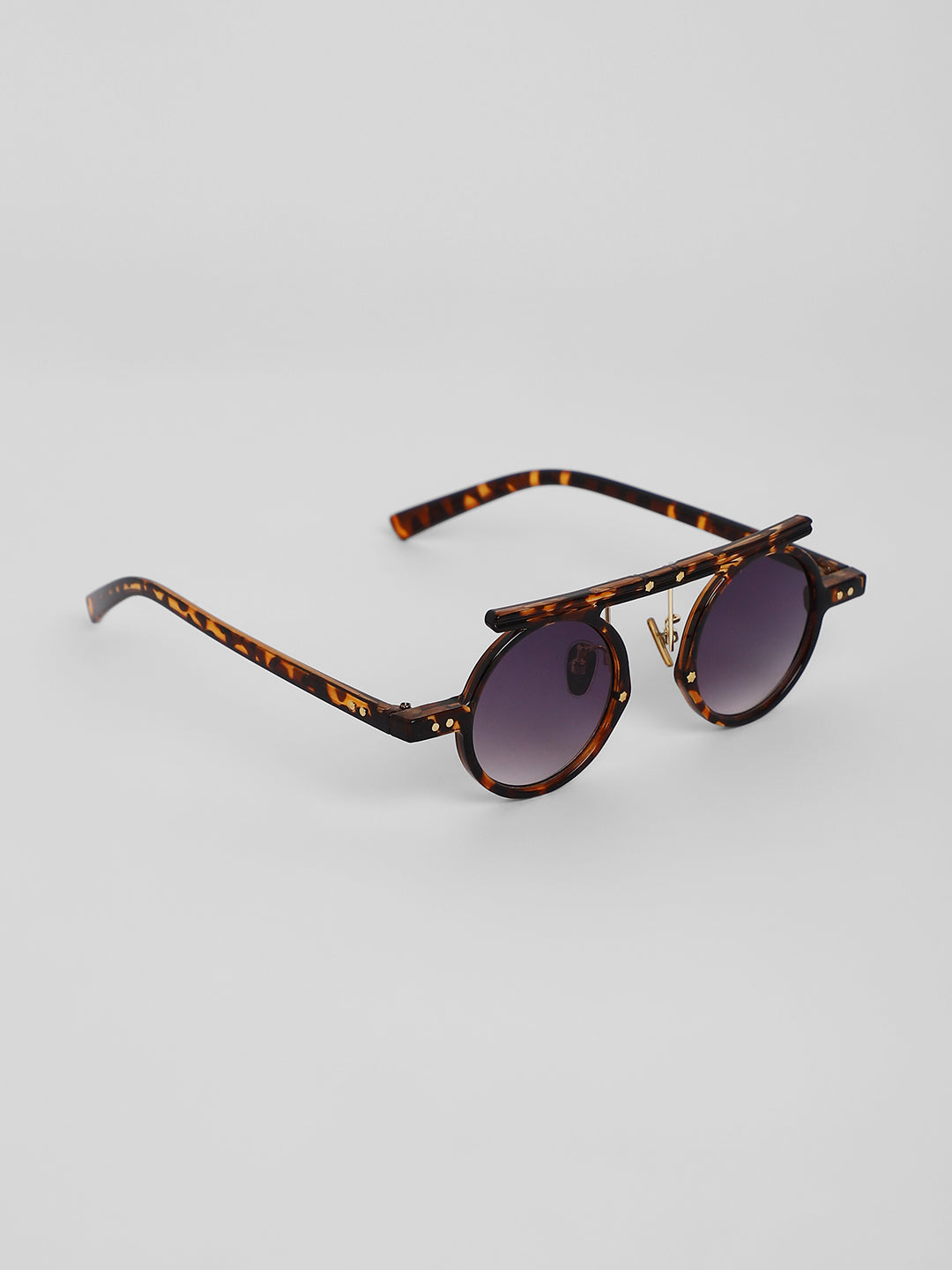 The Cirque Round Sunglasses - Coffee Brown