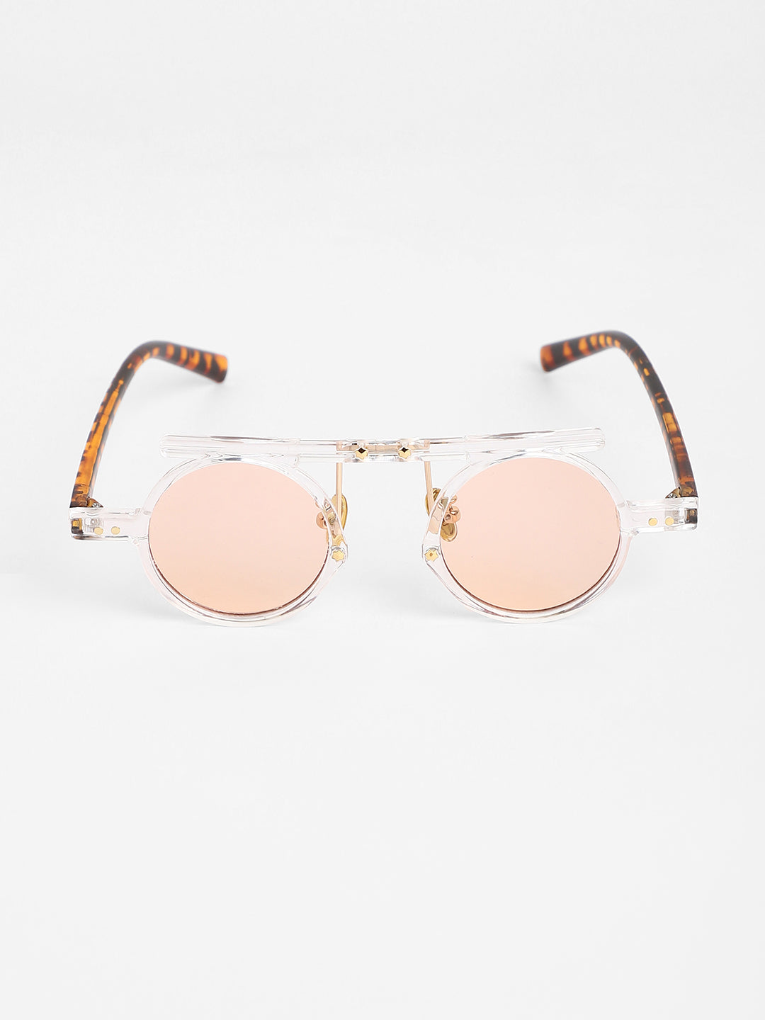 The Cirque Round Sunglasses - Transparent