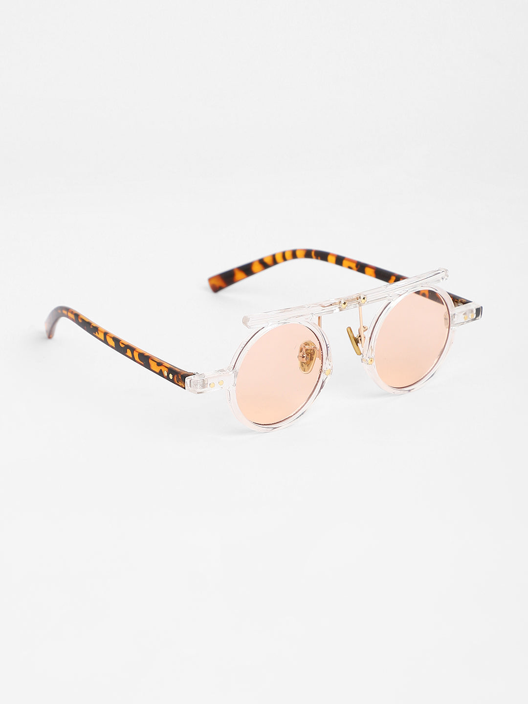 The Cirque Round Sunglasses - Transparent