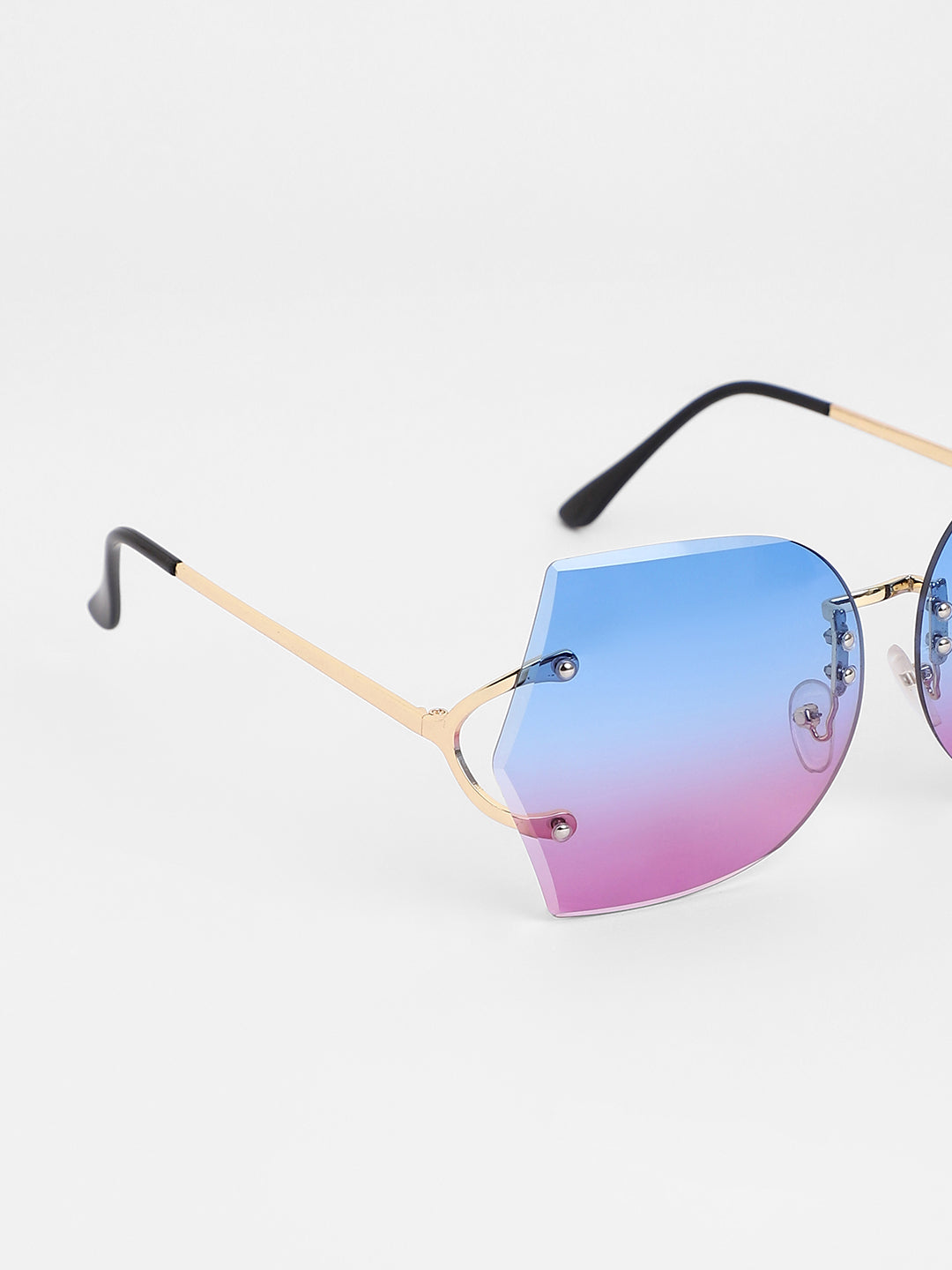 The Rave Butterfly Sunglasses - Prussian Blue