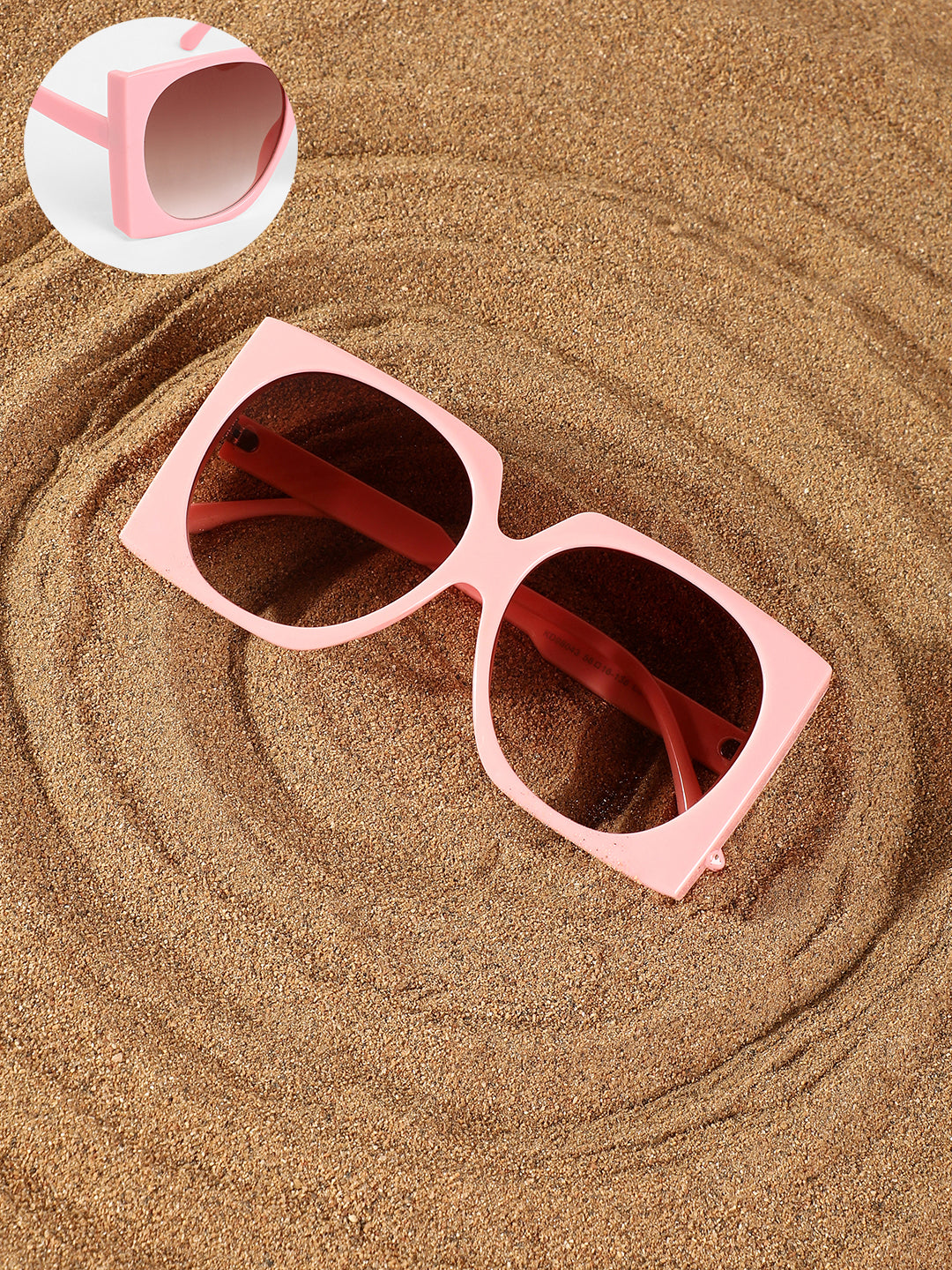 The Block Oversized Sunglasses - Bubblegum Pink